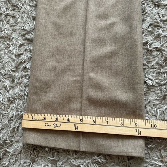 Lafayette 148 Rivington Finite Wool Cashmere Pants Mocha Melange Size 2 - Picture 12 of 16